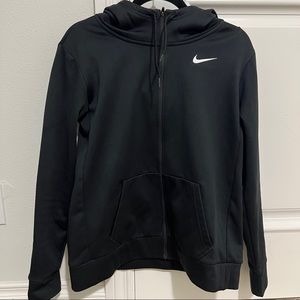 Black Nike Medium Dri-fit Jacket with Hood